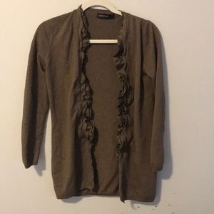 Brown cardigan